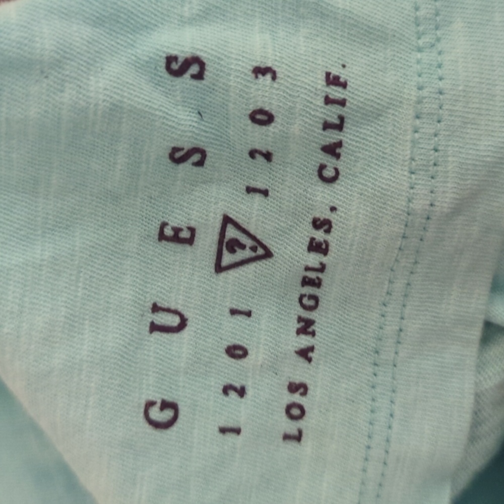 Guess teal shirt